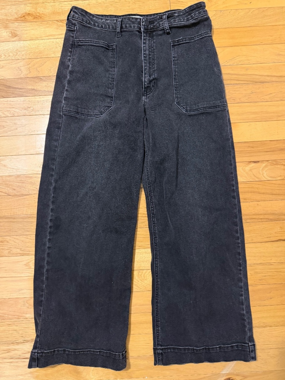 Altar'd State Kristian High Rise Pocket Jeans Washed Black Size 31